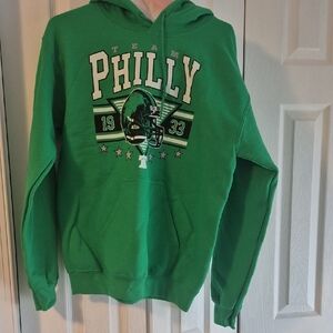 Gildan Green Philly Graphic Hooded Sweatshirt
